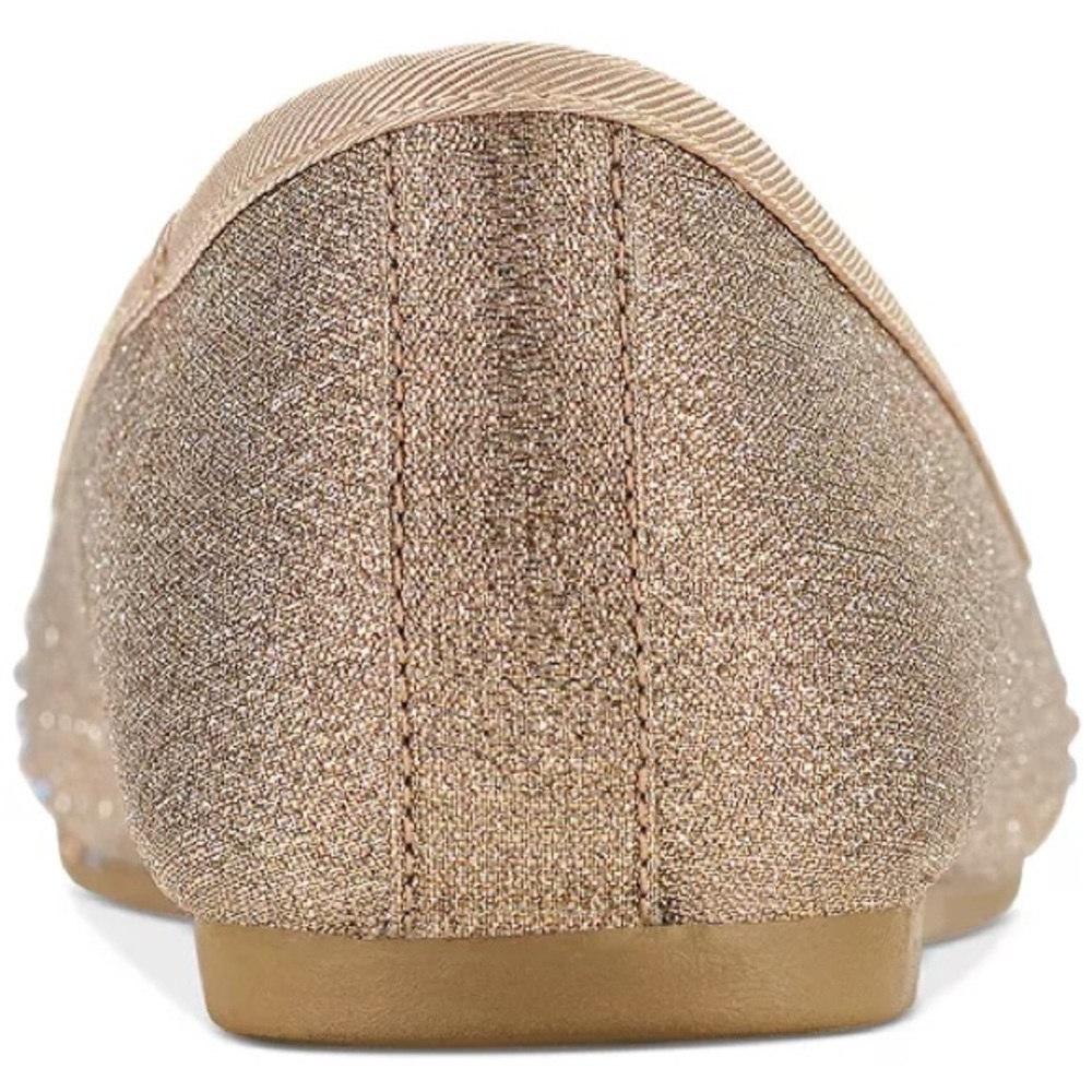 Style & Co Gold Embellished Flats with Rounded Toe in original box, like NEW. - Picture 2 of 8